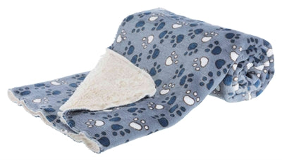Trixie Deken Tammy Blauw / Beige 100X70X2Cm