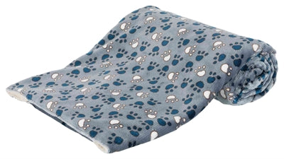 Trixie Deken Tammy Blauw / Beige 100X70X2Cm