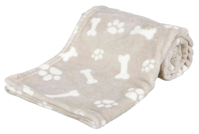 Trixie Pluche Deken Kenny Beige 100X75X2 Cm