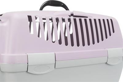 Trixie Vervoersbox Capri 1 Lichtgrijs / Lila 48X32X31 Cm