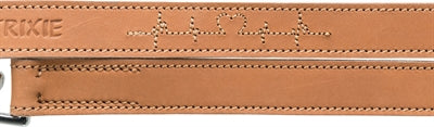 Trixie Hondenriem Rustic Vetleer Verstelbaar Heartbeat Bruin 200X2,5 Cm
