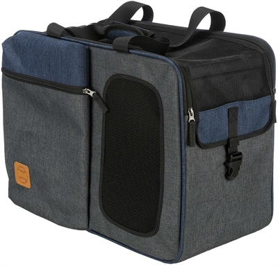 Trixie Hondentas Rugzak Tara 2 In 1 Grijs / Blauw 50X25X38 Cm
