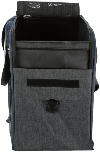 Trixie Hondentas Rugzak Tara 2 In 1 Grijs / Blauw 50X25X38 Cm