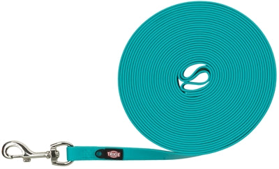 Trixie Hondenriem Easy Life Sleeplijn Oceaan Blauw / Turquoise 10 Mtrx1,3 Cm