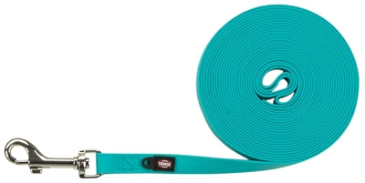 Trixie Hondenriem Easy Life Sleeplijn Oceaan Blauw / Turquoise 10 Mtrx1,3 Cm