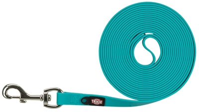 Trixie Hondenriem Easy Life Sleeplijn Oceaan Blauw / Turquoise 10 Mtrx1,3 Cm
