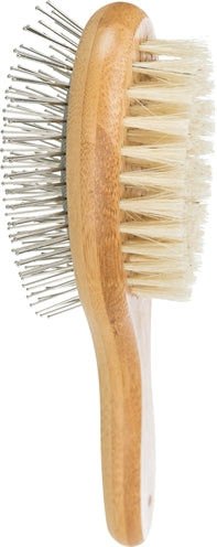 Trixie Borstel Dubbelzijdig Bamboe 22X6 Cm 2St