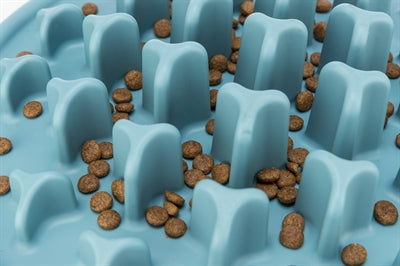 Trixie Voermat Slowfeeding Pillars Tpe Blauw 35X35 Cm