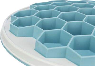 Trixie Slowfeeding Plaathive Kunststof / Tpr / Tpe Grijs / Blauw 30X30 Cm
