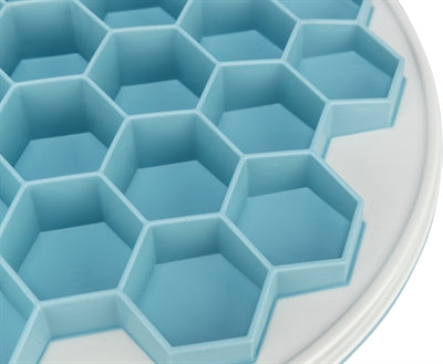 Trixie Slowfeeding Plaathive Kunststof / Tpr / Tpe Grijs / Blauw 30X30 Cm