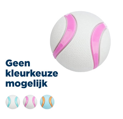 Trixie Bal Tpr Lime / Blauw 6X6X6 Cm 3 St