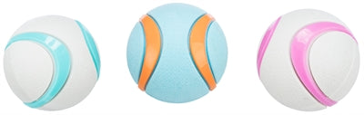 Trixie Bal Tpr Lime / Blauw 6X6X6 Cm 3 St
