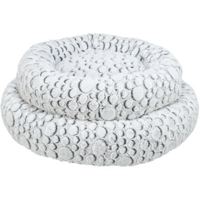 Trixie Hondenmand Mila Rond Pluche Wit / Grijs 60X60X10 Cm