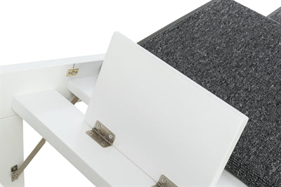 Trixie Loopplank Met Uitklapbare Treden Mdf Wit 44X106X46 Cm