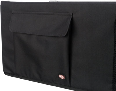 Trixie Autostoel Hond Dubbel Zwart / Grijs 80X39X28 Cm