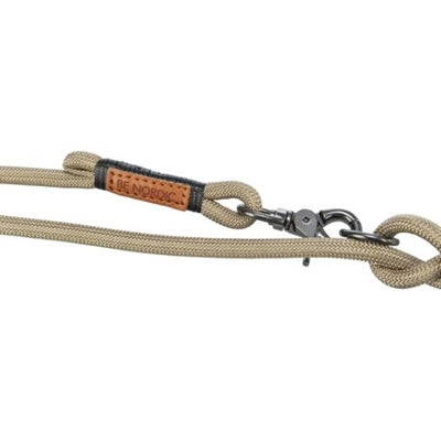 Trixie Be Nordic Hondenriem Verstelbaar Zand / Zwart 200X0,8 Cm