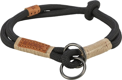 Trixie Be Nordic Halsband Hond Half-Slip Zwart / Zand 30X0,6 Cm