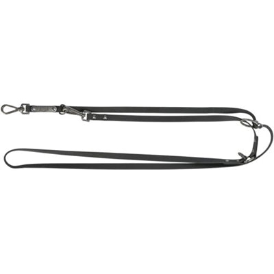 Trixie Citystyle Hondenriem Verstelbaar Pvc Zwart 200X1,3 Cm