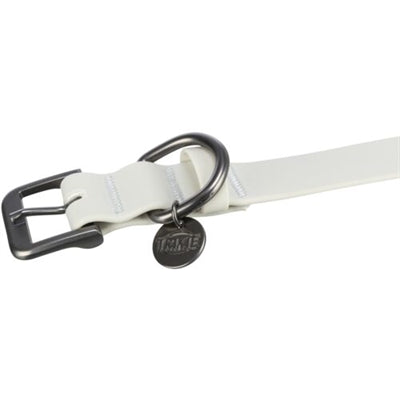 Trixie Citystyle Halsband Hond Pvc Lichtgrijs 30-37X2 Cm