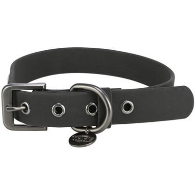 Trixie Citystyle Halsband Hond Pvc Zwart 30-37X2 Cm