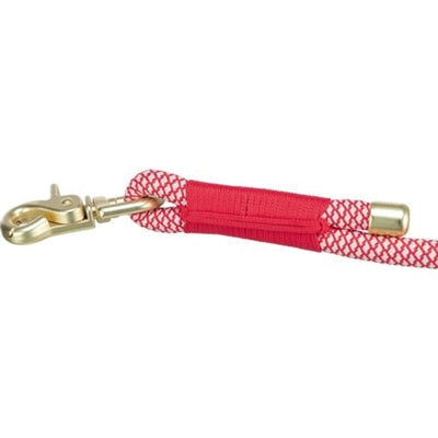Trixie Soft Rope Hondenriem Verstelbaar Rood / Creme 200X1 Cm