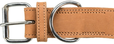 Trixie Rustic Vetleer Halsband Hond Heartbeat Bruin 34-40X3 Cm