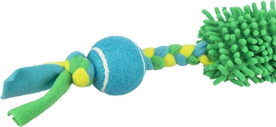 Trixie Hondenspeelgoed Bungee Tugger Met Tennisbal Polyester 85 Cm 2 St