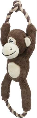 Trixie Hondenspeelgoed Aap Pluche Touw 40 Cm 2 St