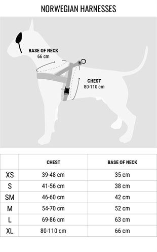 Morso Norwegian Hondentuig Gerecycled Full Metal Dog Bruin 39-48X35 Cm