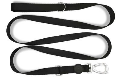 Morso Hondenriem Verstelbaar Gerecycled Pureness Zwart 75-230X1,5 Cm 4-20 Kg