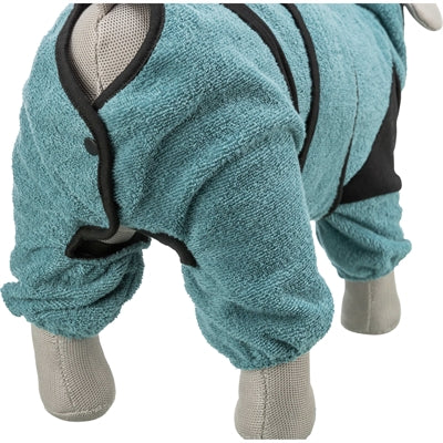 Trixie Badjas / Huisoverall Badstof Petrol 38 Cm