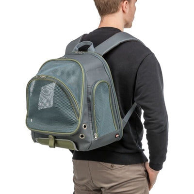 Trixie Hondentas Rugtas Lyla Grijs / Blauw 34X22X42 Cm