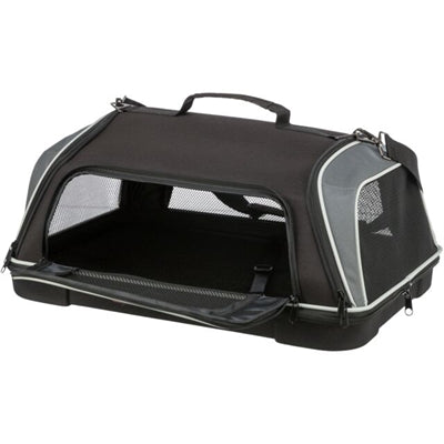 Trixie Hondentas Vliegtuigtas Boarding Zwart / Grijs 55X40X23 Cm