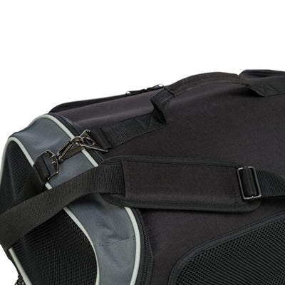 Trixie Hondentas Vliegtuigtas Boarding Zwart / Grijs 55X40X23 Cm