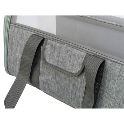 Trixie Hondentas Dillon Grijs / Mintgroen 54X32X33 Cm