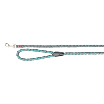 Trixie Hondenriem Cavo Aqua / Grafiet Grijs 100X1,2 Cm