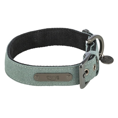 Trixie Halsband Hond Citystyle Extra Breed Katoen Salie 25-32X2,5 Cm