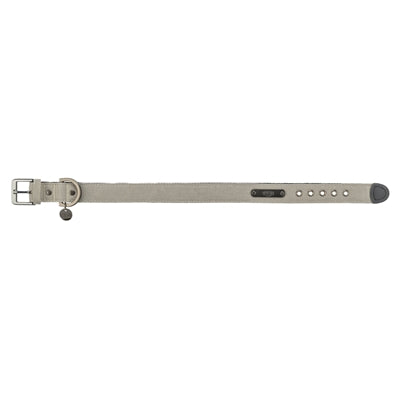 Trixie Halsband Hond Citystyle Extra Breed Katoen Lichtgrijs 25-32X2,5 Cm