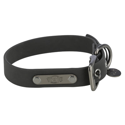 Trixie Halsband Hond Citystyle Pvc Zwart 25-32X2 Cm