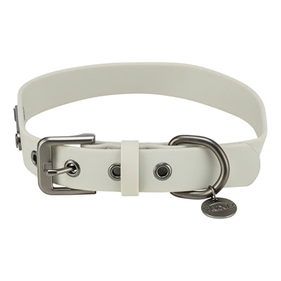 Trixie Halsband Hond Citystyle Pvc Lichtgrijs 25-32X2 Cm