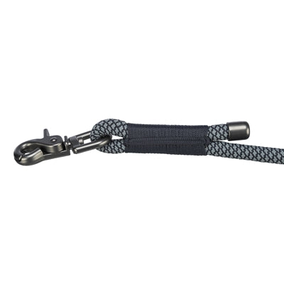 Trixie Hondenriem Soft Rope Verstelbaar Zwart / Grijs 200X0,6 Cm