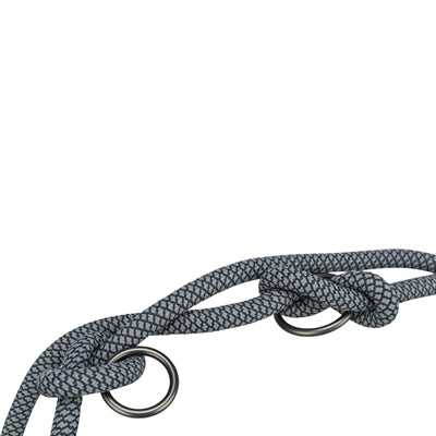 Trixie Hondenriem Soft Rope Verstelbaar Zwart / Grijs 200X0,6 Cm