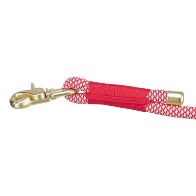 Trixie Hondenriem Soft Rope Verstelbaar Rood / Creme 200X0,6 Cm