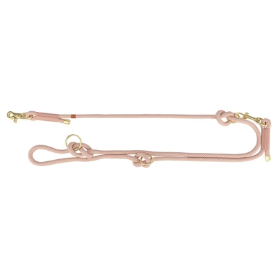 Trixie Hondenriem Soft Rope Verstelbaar Roze / Lichtroze 200X0,6 Cm