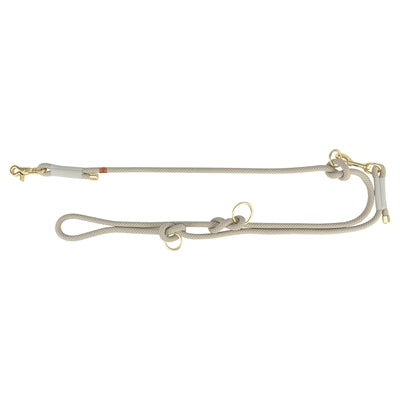Trixie Hondenriem Soft Rope Verstelbaar Grijs / Lichtgrijs 200X0,6 Cm