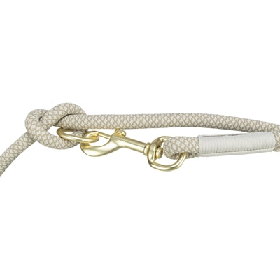 Trixie Hondenriem Soft Rope Verstelbaar Grijs / Lichtgrijs 200X0,6 Cm