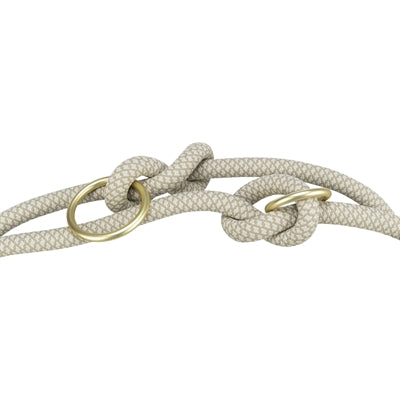Trixie Hondenriem Soft Rope Verstelbaar Grijs / Lichtgrijs 200X0,6 Cm
