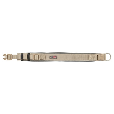 Trixie Halsband Hond Premium Extra Breed Zand / Grafiet Grijs 33-42X3,5 Cm