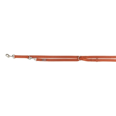 Trixie Hondenriem Premium Verstelbaar Roest Bruin 200X1 Cm
