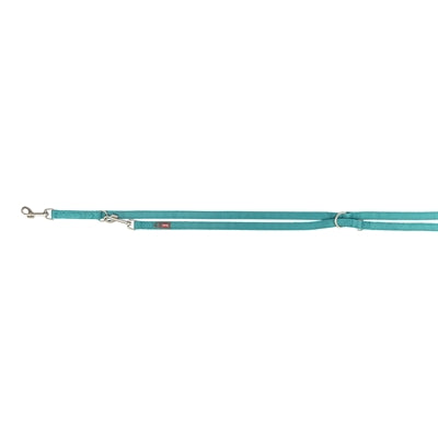 Trixie Hondenriem Premium Verstelbaar Tweelaags Aqua 200X1 Cm